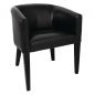 Lounge Sessel Cocktailsessel Atlas S135L schwarz