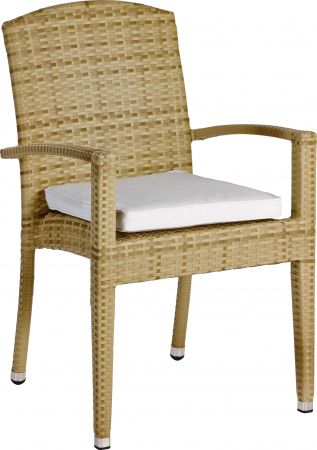 Lounge Sessel Outdoor Favori sereno mit Armlehnen stapelbar 